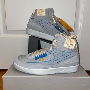 Air jordan 2 union gray fog size 9 jordan retro 2